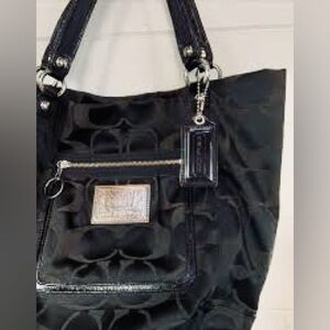 Coach black signature poppy K1082-16290